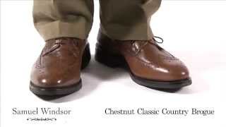 Brown Classic Country Brogues from Samuel Windsor [upl. by Olenta]