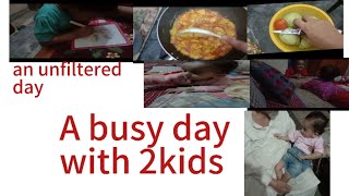 A full day in my life with 2 daughters llspend a day with me morning to night bhindi tidey [upl. by Daisey739]