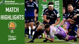 Exeter Chiefs v Sale Sharks Heineken Champions Cup Rd 4 Highlights [upl. by Leicester]