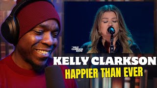 quotKings FIRST TIME Reaction to Kelly Clarksons Happier Than Ever Billie Eilish Cover  Kellyokequot [upl. by Grube]