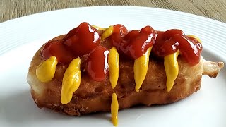 How to Make Corn Dogs  No Eggs for Batter [upl. by Amapuna]