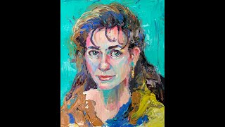 How to Paint Expressionist Portrait In Acrylics [upl. by Conyers]