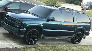 2005 Z71 Suburban On GMC Replica 22s [upl. by Levinson914]