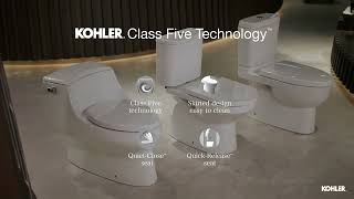 Kohler Class 5 Toilet Extraordinarily Powerful Flushing Performance [upl. by Euqinu]