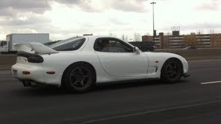 RHD Mazda RX7 Highway Pull [upl. by Yul]