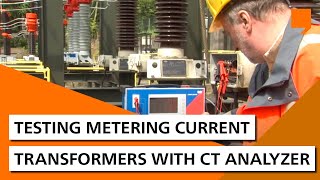 Testing metering current transformers with CT Analyzer [upl. by Placidia]