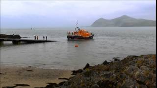 Porthdinllaen Lifeboat Station Slipway Trials 310314 [upl. by Enelram]