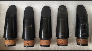 Vintage Vandoren Clarinet Mouthpieces Review [upl. by Niletak]