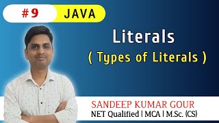 Literals in JAVA  Literals token  Java Language [upl. by Ferino]