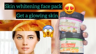 Kaolin clay amp orange peel face pack for whitening 🥰😍 [upl. by Justino]