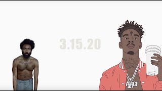 21 Savage verse on 1238  Childish Gambino 31520 [upl. by Edi]