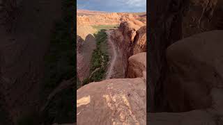 Tandem BASE Moab watches other BASE jumps  Fail or fun youtubeshorts fail feelgood moab utah [upl. by Elisabet]