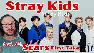 Reacting to Stray Kids  Scars  THE FIRST TAKE 스트레이 키즈 [upl. by Ecirtak]