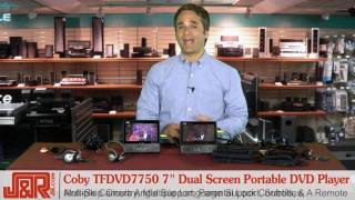 Coby TFDVD7750 7quot Dual Screen Portable DVD Player [upl. by Enhpad]