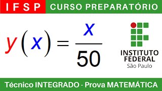 IFSP 🔴 Curso Preparatório 202425 de MATEMÁTICA IFSP Técnico Integrado ao Ensino Médio BoraIF [upl. by Hannover]