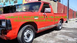 como arreglar palanca nissan 1800 d21 pick up palanca suelta repuesto datsun [upl. by Nonek13]