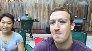 Mark Zuckerberg  Live Grilling In My Backyard [upl. by Damek]