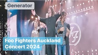 Generator  Foo Fighters Live in Auckland  20 Jan 2024 at Mt Smart Stadium [upl. by Kerr]