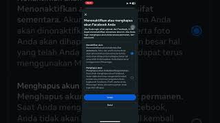 ✅ CARA MENONAKTIFKAN AKUN FACEBOOK SEMENTARA TERBARU [upl. by Aicekal392]