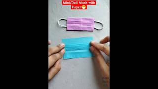 Miniature Paper Mask making Tutorial for kids ArasEasyArt diy crafting mask papercraft [upl. by Reehsab]