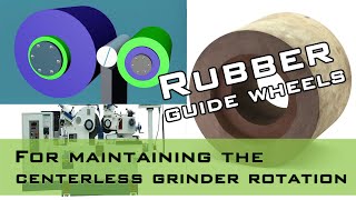 Rubber Regulating Wheel for Centerless Grinder Guide [upl. by Ojimmas840]