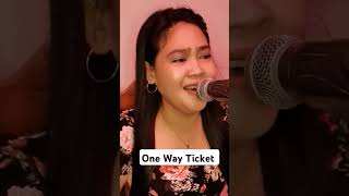 ONE WAY TICKET Joancortez25 cover singingcoversongs coversinger coversongsinger [upl. by Sucramat170]