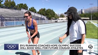 BYU running coaches hope Olympic success bodes well for future athletes [upl. by Earlene]