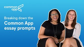 Breaking down all 7 Common App essay prompts  Common App [upl. by Thorpe2]