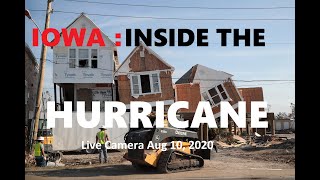 IOWA HURRICANE Cedar Rapids Derecho Live Camera Aug 10 2020 [upl. by Ettenahc660]