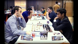 Hakobyan uses the g3 system to beat Karthikeyans Taimanov [upl. by Beilul]