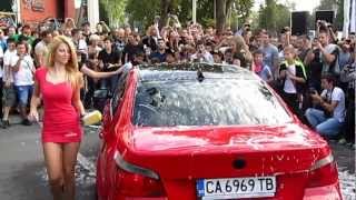 Tuning Fest Varna 2012 Car Wash on 13102012 ft Iva Rusinova [upl. by Terriss]