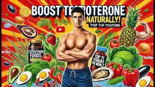 11 Foods Every Man Needs to Boost Testosterone Naturally [upl. by Ahsan]