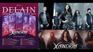 DELAIN quotDark Watersquot NA 2025 Tour w XANDRIA  dates released [upl. by Aneloaup203]