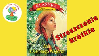 Streszczenie lektury Ania z Zielonego Wzgórza [upl. by Ahsiel946]