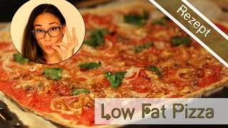 Pizza selber machen  Gesund  Low Fat amp High Protein Rezept [upl. by Donelle751]