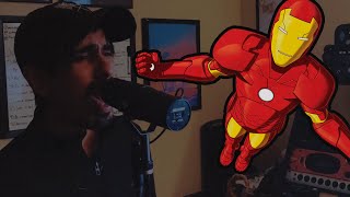 Iron Man Armored Adventures Theme Song ROCK COVER By Freddy Padilla [upl. by Eenerb]