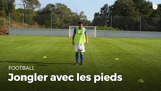 Exercice de jongle pour améliorer sa technique  Football [upl. by Ardnikal]