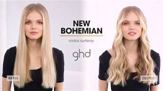 Tutorial peinado ghd  ONDAS SURFERAS  STYLER ghd PLATINUM [upl. by Lledor844]