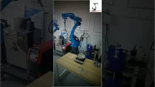 6 Axis MIG TIG Laser amp Arc Welding Robot With Slideway Rail weldingrobot roboticwelding [upl. by Nevart912]