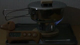 Alcohol Stove  Groove Stove ONE Boiling Test [upl. by Broder916]