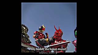 Tolong leher momotaros sakit🗿kamenriderdeno momotaroshowa kamenrider tokusatsu [upl. by Anayra473]