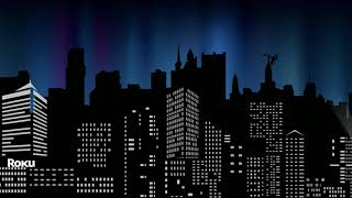 Roku screensaver City Stroll Skyline [upl. by Talyah]