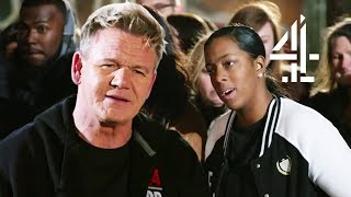 Ramsay SPEECHLESS After Chef Insults His Palate  Ramsays 24 Hours to Hell and Back [upl. by Ahsekam]