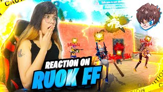 Ruok FF Is Better Than White444   Reaction On Ruok FF  Garena Free Fire  Bindass Laila [upl. by Aslehc]