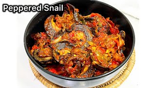 How to Make Delicious Nigerian Peppered Snail  Authentic African Recipe [upl. by Enhpad]