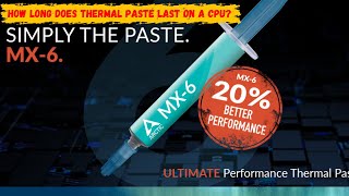 How long does thermal paste last thermalpaste [upl. by Yellah]