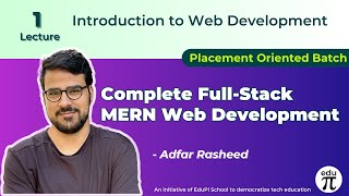 Introduction to Web Development  Lecture 01 [upl. by Ahsirk]