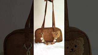 ✨Bag Spin✨Cute SHEIN Bag🎀🩷🧸🩷 fall shein cute new teddy brown affordable fashion [upl. by Dag]