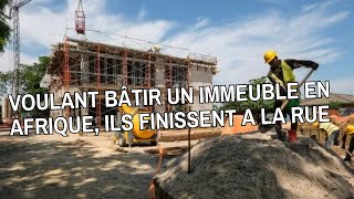 UNE FAMILLE AFRICAINE SE RETROUVE A LA RUE EN RAISON DE LA CONSTRUCTION DIMMEUBLE EN AFRIQUE [upl. by Alemrac]