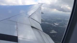 Takeoff from SchipholAmsterdam AMS with Cathay Pacific Boeing 777300 ER  Seat 47K [upl. by Ahk]